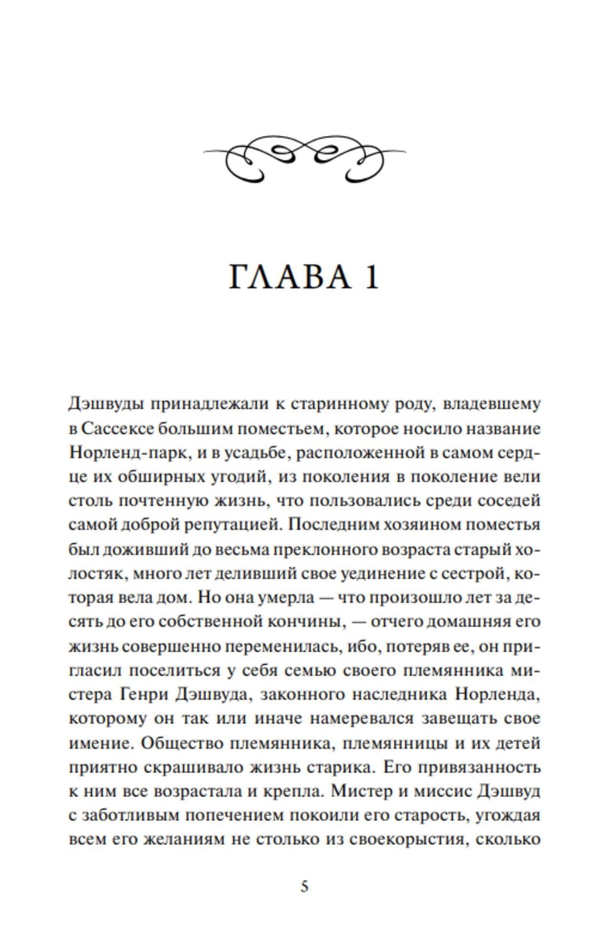 Начало первой главы книги, страница 5