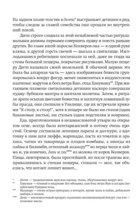Текстовая страница романа с примечаниями, страница 17.
