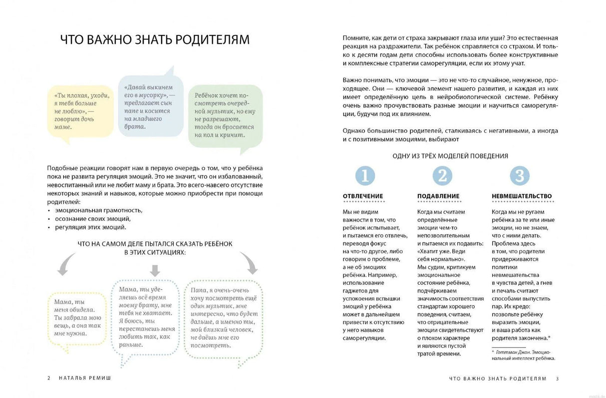 Советы родителям по работе с детскими эмоциями из книги "Это - мои эмоции. Вина, ревность, зависть, страх"