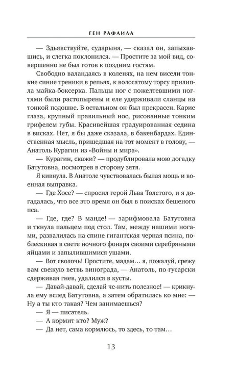 Страница 13 с текстом романа «Ген Рафаила»