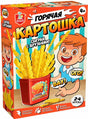 Коробка игры «Горячая картошка» с красным стаканчиком и жёлтыми палочками.