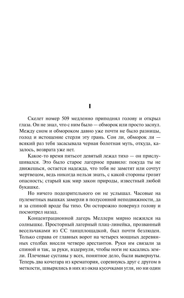Начало первой главы романа, раздел I.