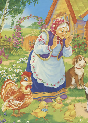 КУРОЧКА РЯБА. ( ФОРМАТ: 160Х220 ММ. ОБЪЕМ: 8 КАРТОННЫХ СТРАНИЦ в кор.80шт 9785506012573
