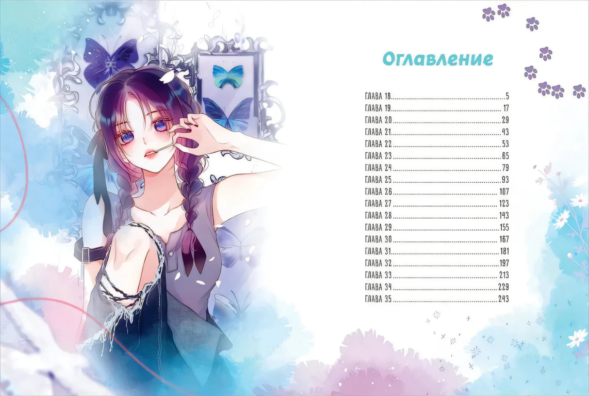 Оглавление со списком глав 18–35