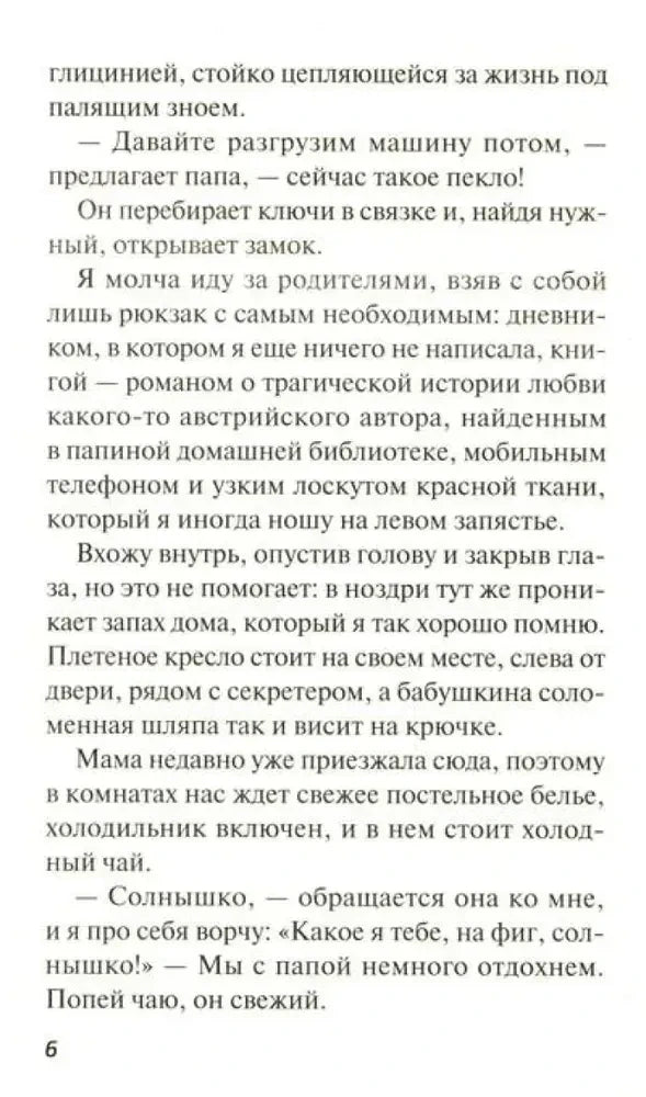 Страница 6 романа с описанием вещей и комнат в доме бабушки