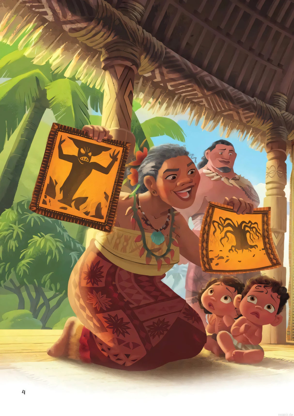 Страница 4 из книги "Моана. Через океан". Серия: Disney. Коллекция волшебных историй