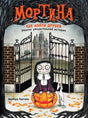 Обложка книги «Мортина. Как найти друзей»: девочка-зомби у ворот замка.