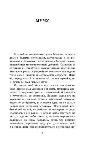Начало рассказа «Муму», страница 5