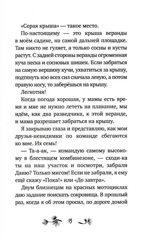 Страница 13 с текстом о серой крыше в садике