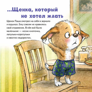 Начало сказки о щенке, который не хотел ждать: Паша у зеркала