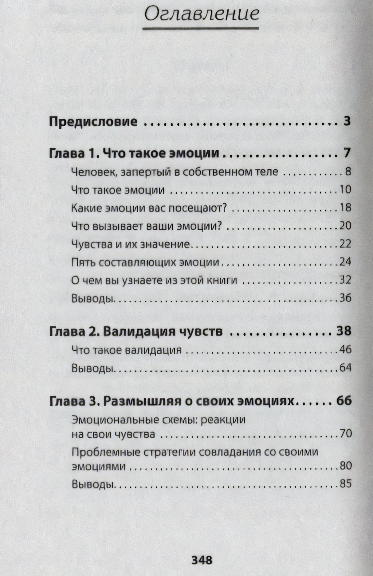 Оглавление: предисловие и главы 1–3, страница 348