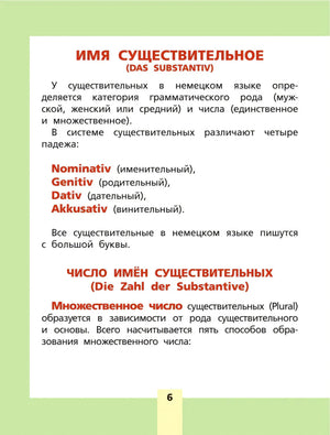 Страница 6 с разделом «Имя существительное»