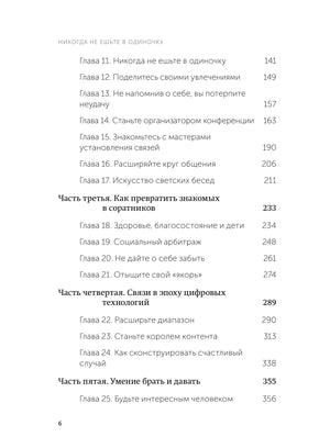 Страница оглавления с главами 11–25