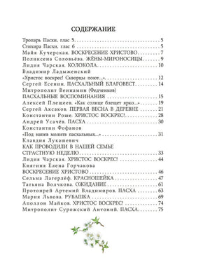 Страница содержания книги