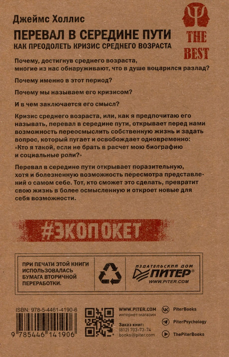 Задняя обложка с аннотацией, штрихкодом и QR-кодом