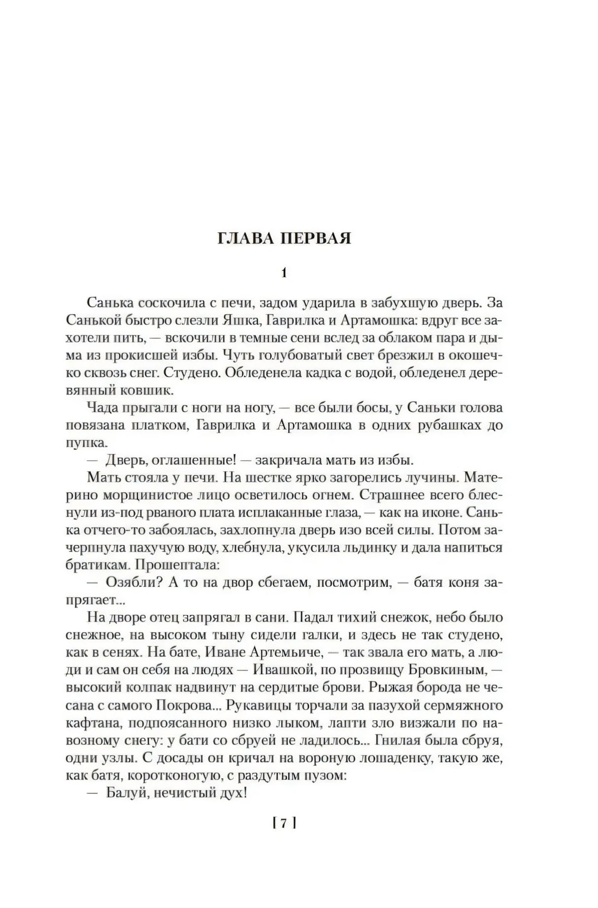 Начало главы первой, страница 7