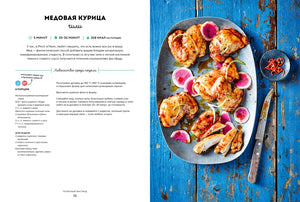 Разворот рецепта медовой курицы чили с фотографией блюда