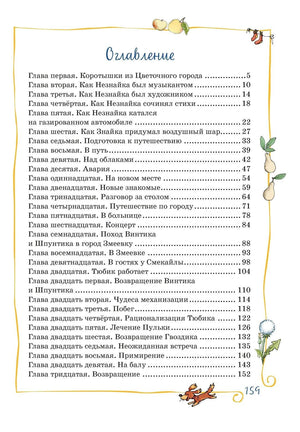 Страница «Оглавление» с перечнем глав и номерами страниц.