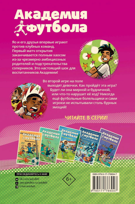 Задняя обложка с аннотацией и серией книг