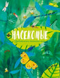 Обложка книги «Насекомые. Удивительный маленький мир» с иллюстрацией бабочки на листе