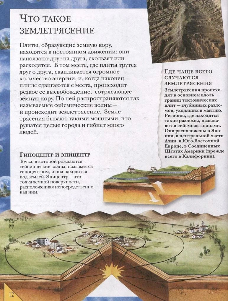 Что такое землетрясение: гипоцентр и эпицентр