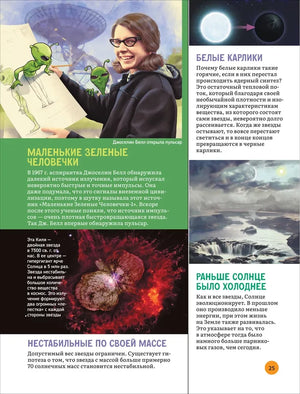 Страница о маленьких зелёных человечках, белых карликах и пульсарах