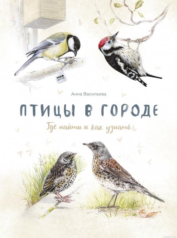 Обложка книги "Птицы в городе. Где найти и как узнать"