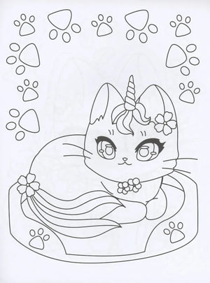 Раскраски аниме. Котики 9785431542572