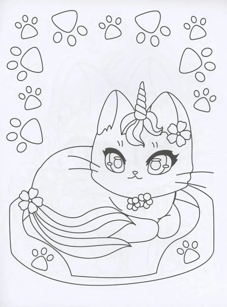 Раскраски аниме. Котики 9785431542572