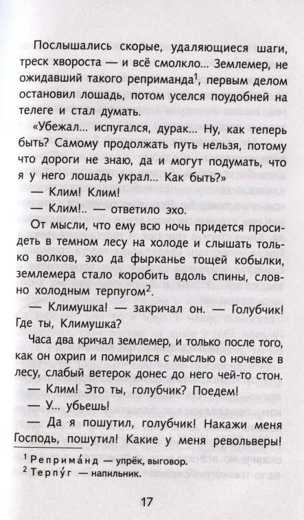 Страница 17 с продолжением рассказа Чехова и примечаниями