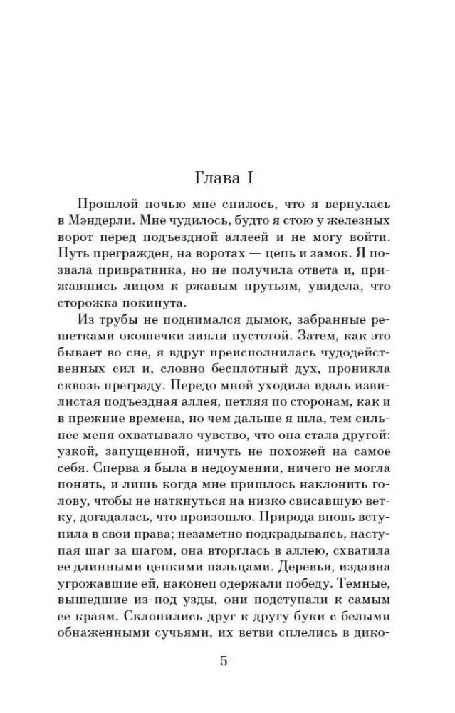 Начало первой главы романа, страница 5