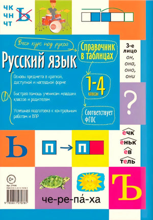 Оборотная сторона обложки с описанием, заданиями и штрихкодом.