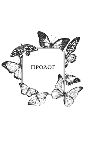 Титульная страница пролога с рамкой из бабочек