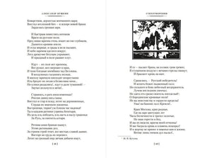 Разворот со стихотворениями и черно-белой иллюстрацией, страницы 18–19.