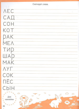Ступеньки знаний. Учимся писать. 4-5 лет (+наклейки) 978-5-9951-5467-9 - 1
