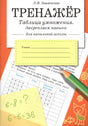 Обложка тренажёра по таблице умножения Л.Ф. Знаменской