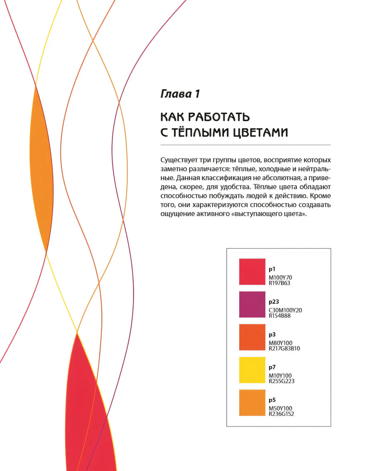 Шмуцтитул главы 1: работа с тёплыми цветами