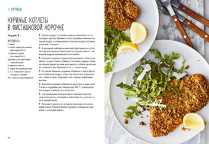 Разворот рецепта куриных котлет в фисташковой корочке с фотографиями.