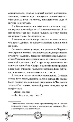 Текст романа с примечанием переводчика и виньеткой, страница 12.