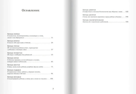 Разворот оглавления