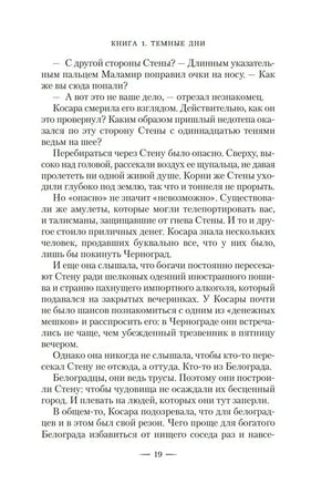 Текстовая страница 19 первой главы романа.