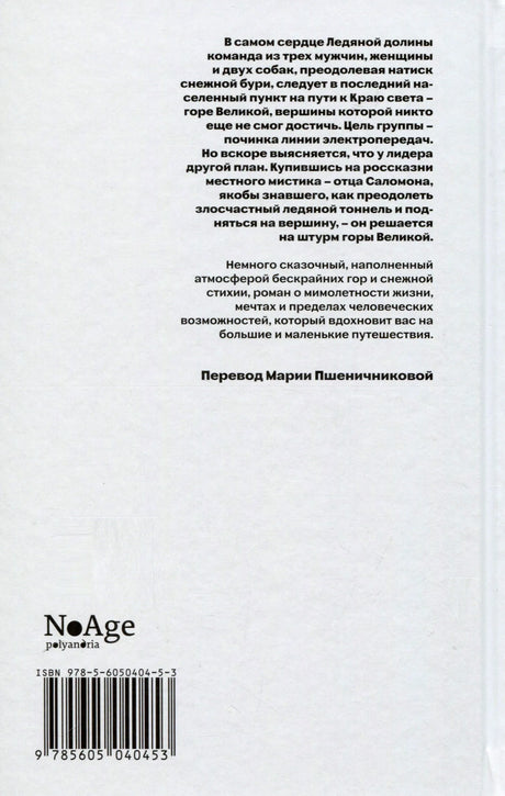 Задняя обложка с аннотацией, логотипом NoAge и штрихкодом.