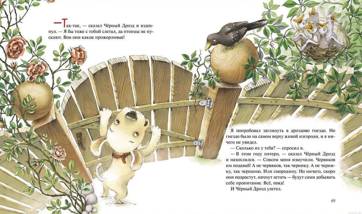 Щенячьи истории в книге "Всё о Малыше" Джеральда Даррелла