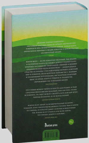 Задняя обложка книги с аннотациями, штрихкодом и логотипом Phantom Press