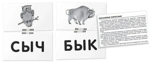 Жук. Читаем слова-слоги. Набор карточек null - 3