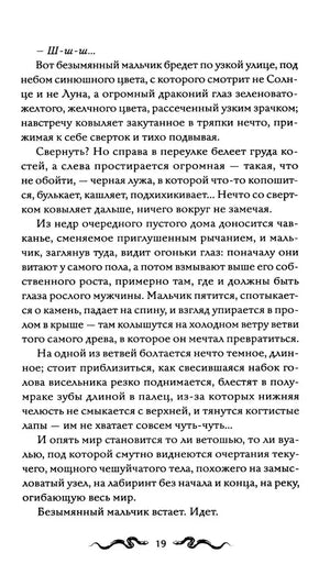 Страница 19 романа с описанием безымянного мальчика.