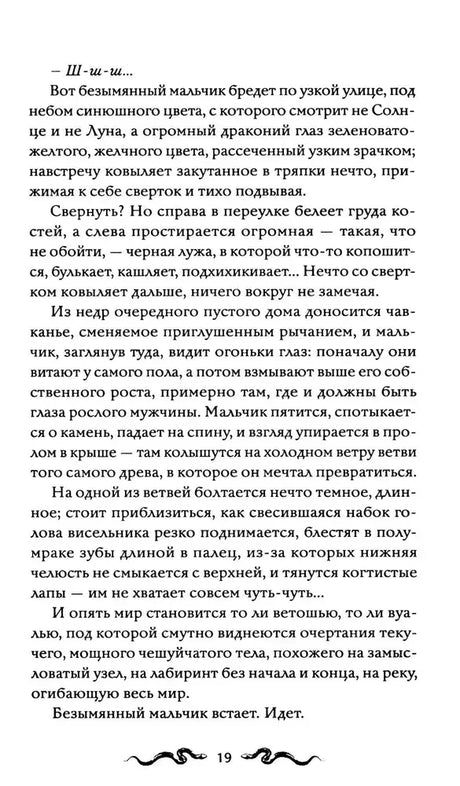 Страница 19 романа с описанием безымянного мальчика.