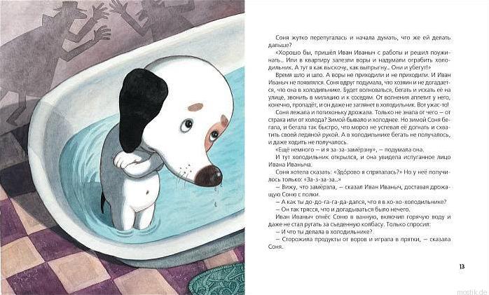 Иллюстрация из книги Знаменитая собачка Соня